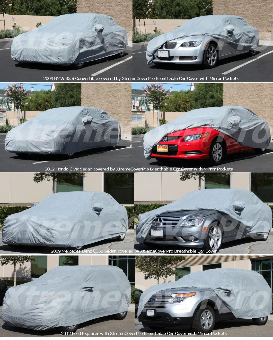 Car Cover fits 2019 2020 Cadillac XT4 XCP XtremeCoverPro Waterproof Sizeilver Sizeeries Grey