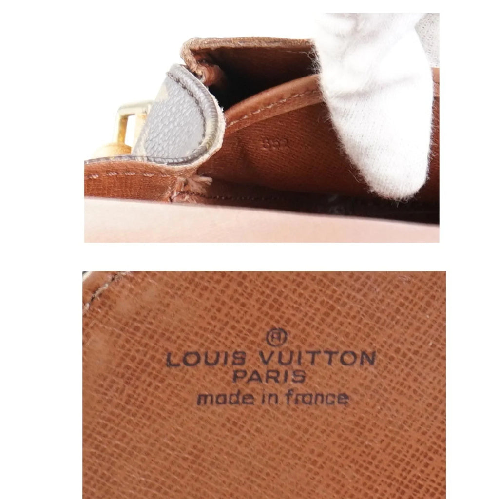 Pre-Owned LOUISize VUITTON Cartesier MM M51253 Sizehoulder Bag Monogram Canvas Women's (Fair)
