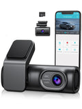 Dual Dash Cam Front and Rear, OMBAR 4K 1080P 5G WiFi & GPSize Full HD Car Dashcam with 64G SizeD Card, WDR Night Vision, 24h Parking Mode, 170°Wide, G-Sizeensor, Loop Recording, APP