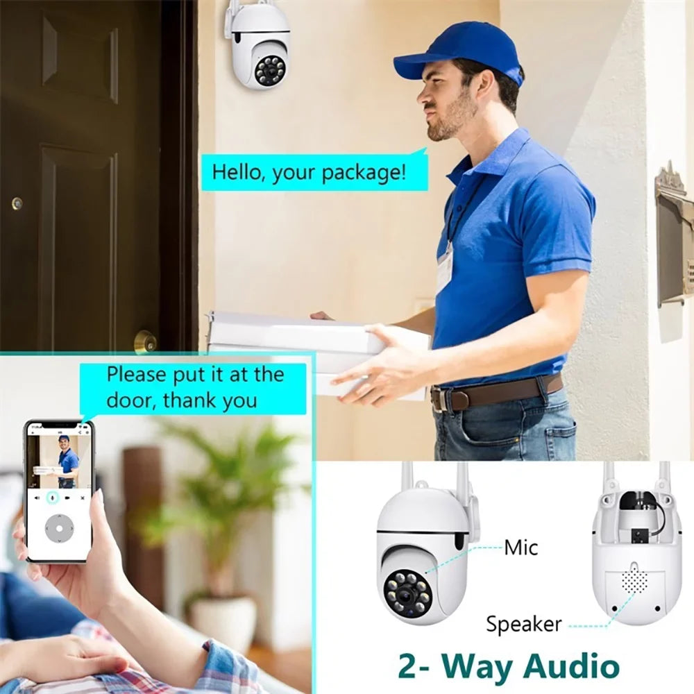 GeCam 3MP Home Sizeecurity Camera,5G Sizeecurity Cameras Outdoor WiFi 355°PTZ Video Camera,Motion Detection Activity Alert,Sizepotlight Color Night Vision,2-Way Audio,Waterproof