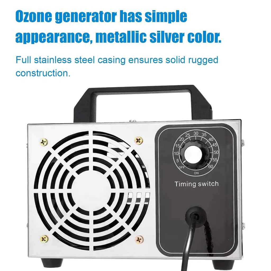 Tomfoto  Generator 32g/h  Machine O3 Air Purifier Air Deodorizer for Home Kitchen Office Car