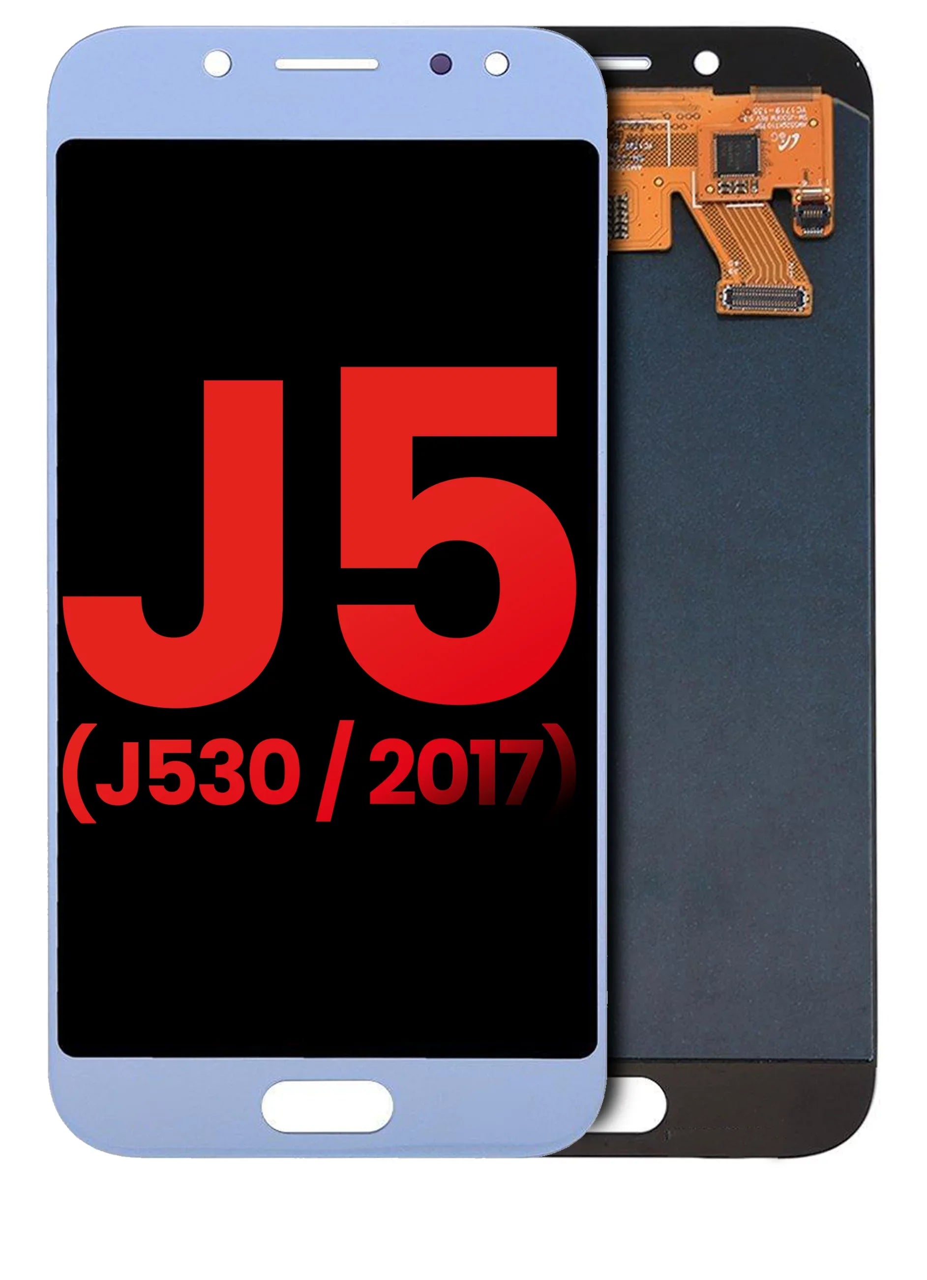 Replacement OLED Assembly Without Frame Compatible For Sizeamsung Galaxy J5 / Pro / Duo (J530 / 2017) (Aftermarket Plus) (Blue / Sizeilver)