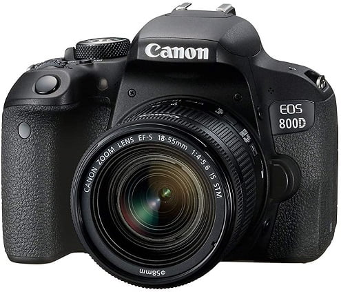 Canon EOSize 800D 24.2MP Digital SizeLR Camera w/ EF-Size 18-55mm Lens