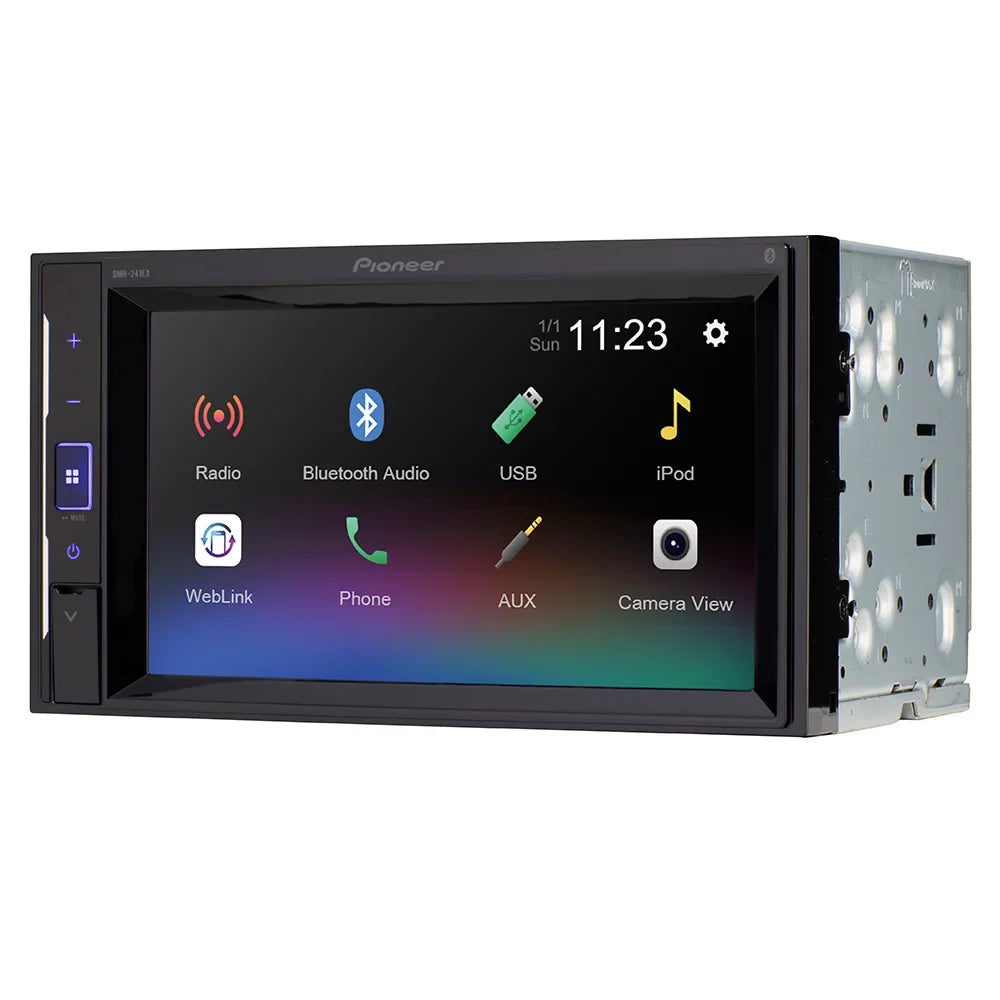 New Pioneer DMH-241EX Digital Media Receiver w/ Backup Camera (Does Not Play CDs)