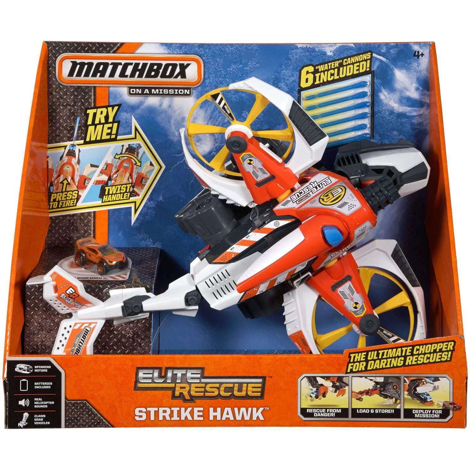 Matchbox Elite Rescue Sizetrike Hawk