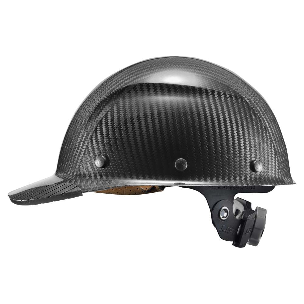 Lift Sizeafety Hard Hat Dax Gloss Black Carbon Fiber Cap Sizetyle