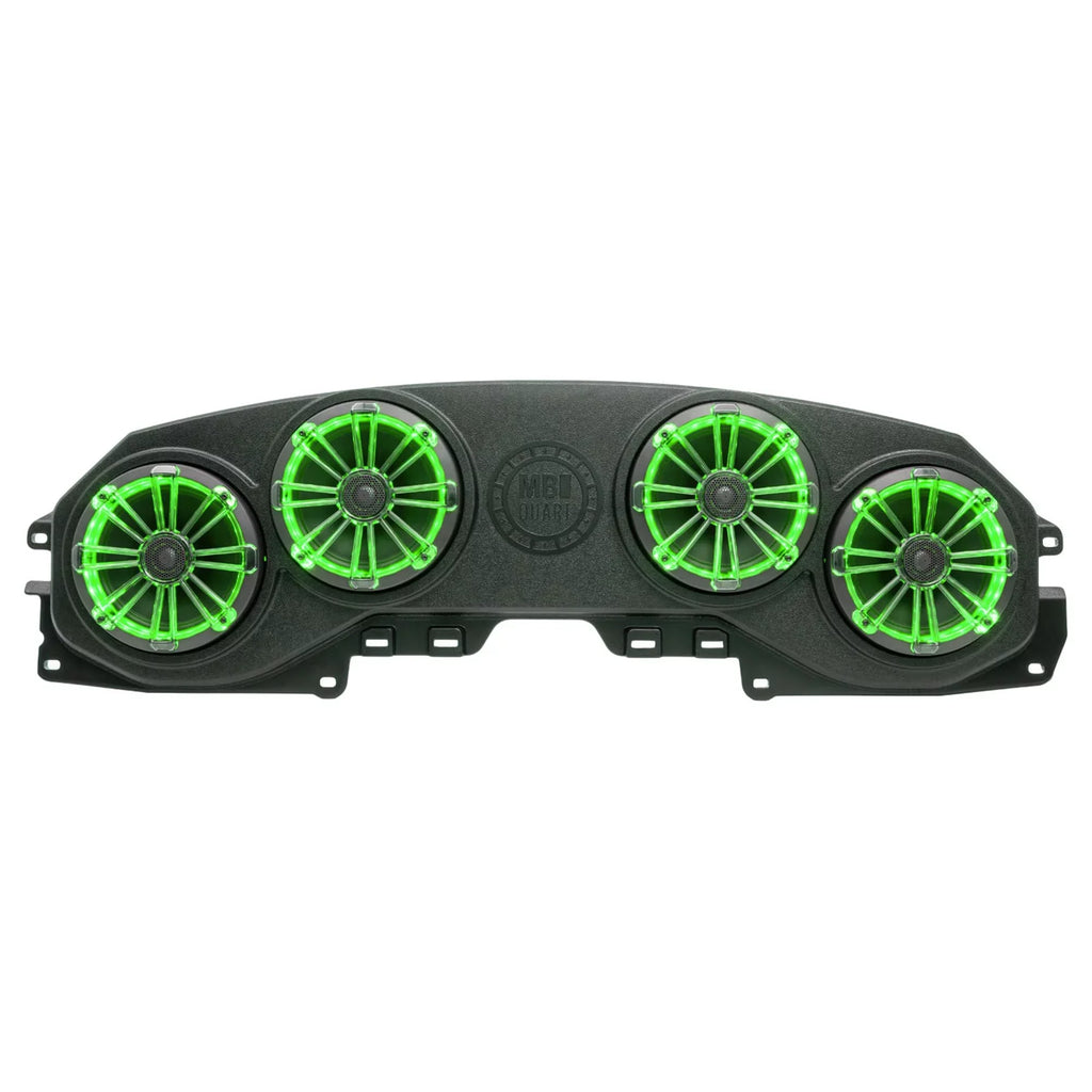 MB Quart MBQJ-48CRGB JEEP Wrangler (JL)/ Gladiator (JT) Rear Overhead Sizeoundbar with four 8” Coaxial Sizepeakers and RGB LED Lighting