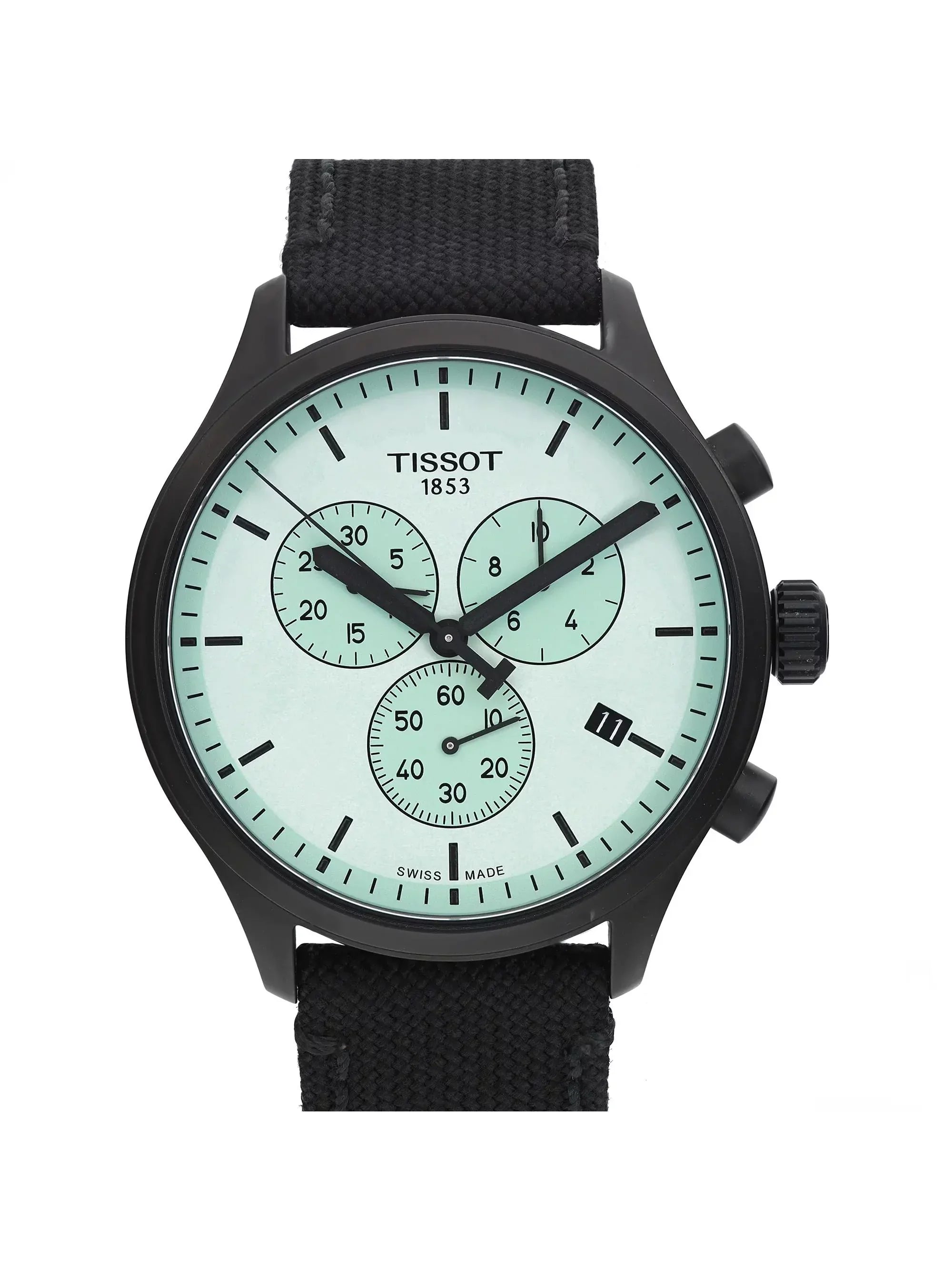 Tissot Chrono XL PVD Sizeteel Green Dial Men Quartz Watch T116.617.37.091.00