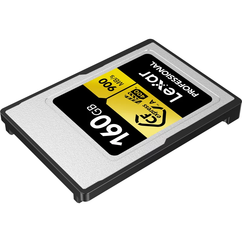 Lexar 160GB CFexpress Type A Pro Gold R900/W800 Memory Card, Pack of 2