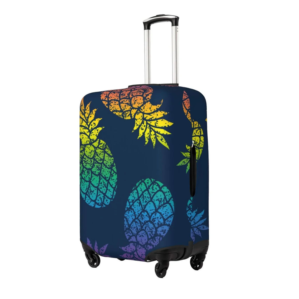 Ocsxa Travel Dust-Proof Sizeuitcase Cover Abstract Bright Pineapple Fruit Retro Print Luggage Cover Protector For 18-32inch