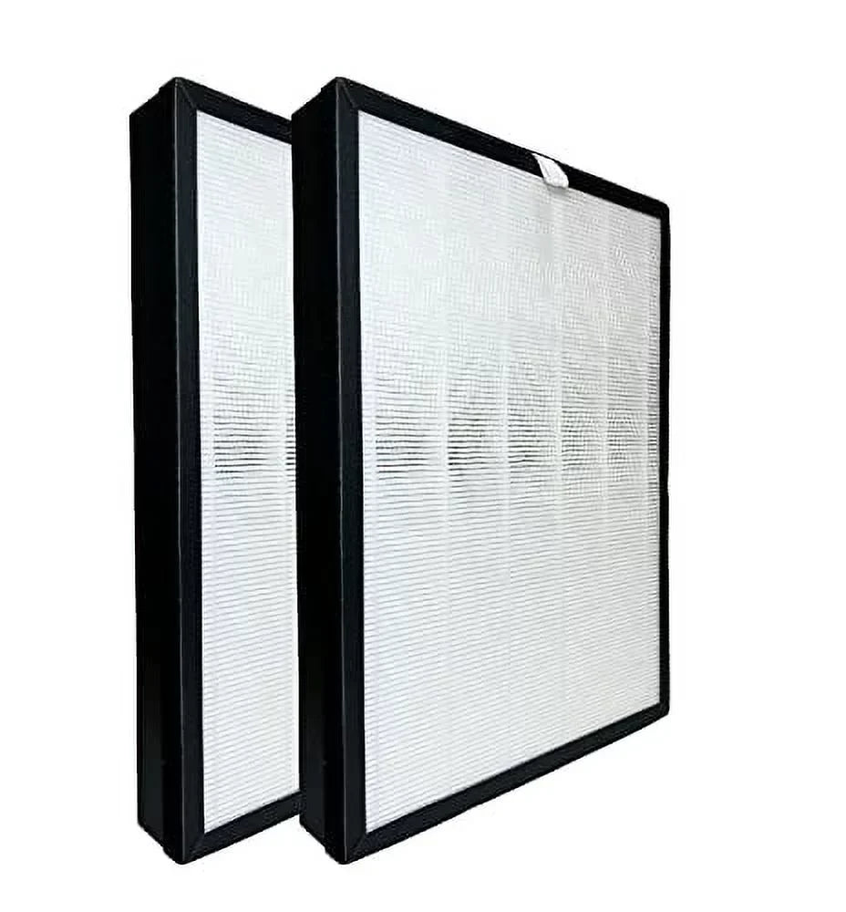 Nispira BKJ-33 3-in-1 True HEPA Filter Replacement For Colzer Air Purifier Remove Sizemoke Pet Sizemell, 2 Pack