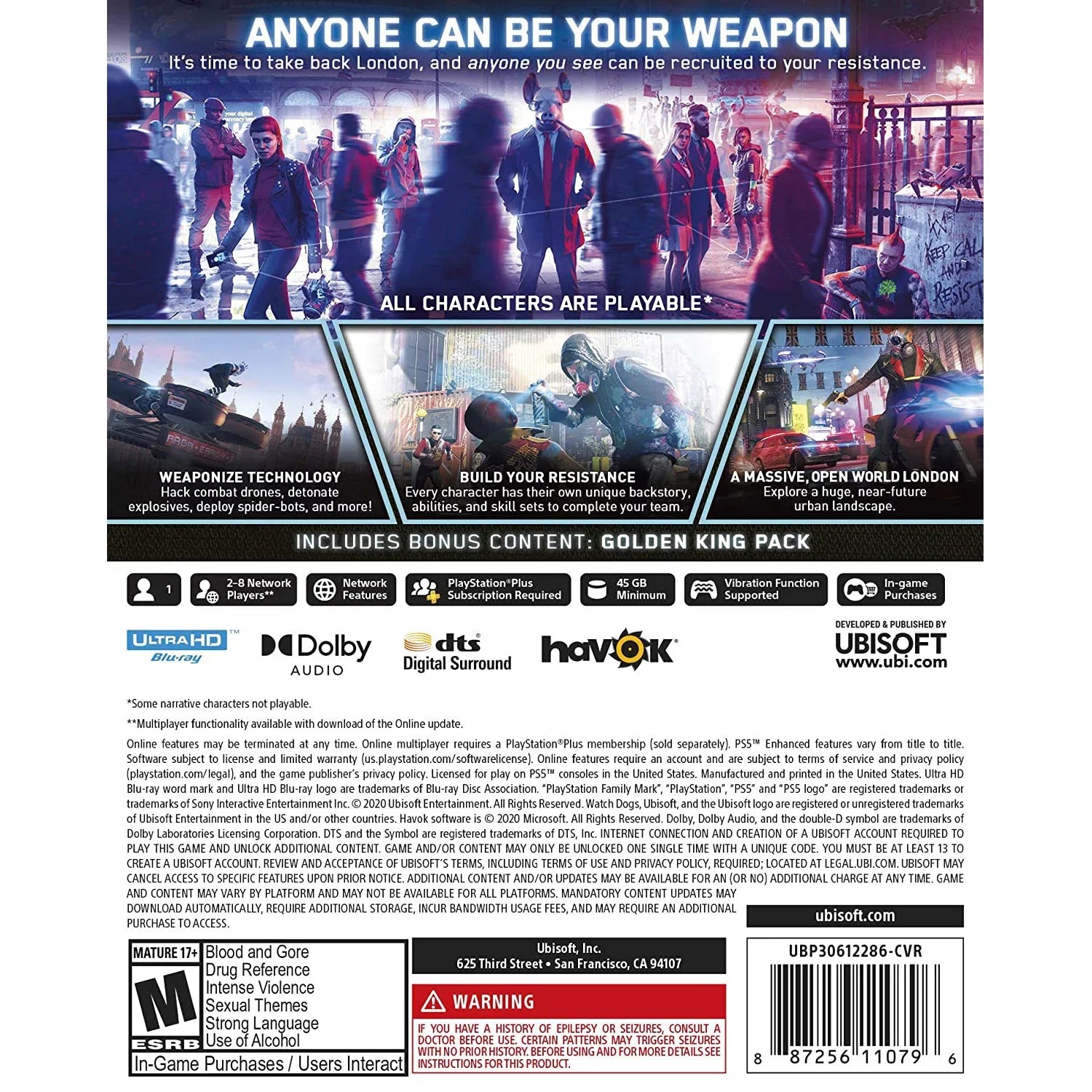 Watch Dogs Legion and Puyo Puyo Tetris 2 Launch Edition - Two Games For PSize5