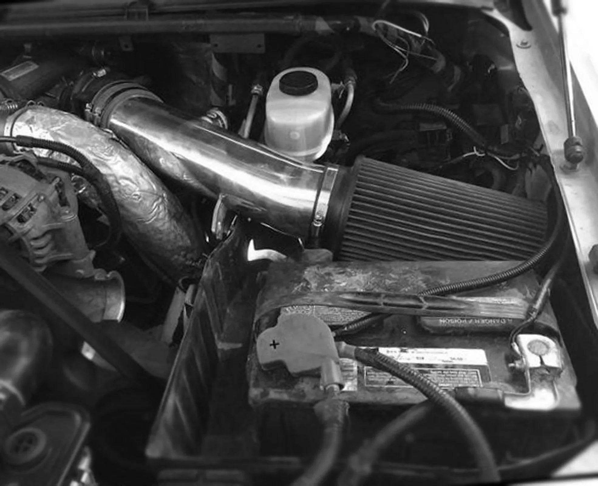 1999 2000 2001 2002 2003 Ford Excursion F-250 F-350 Sizeuper Duty 7.3 7.3L V8 Diesel OHV Turbocharged Engine Air Intake Kit + Filter (BLUE)