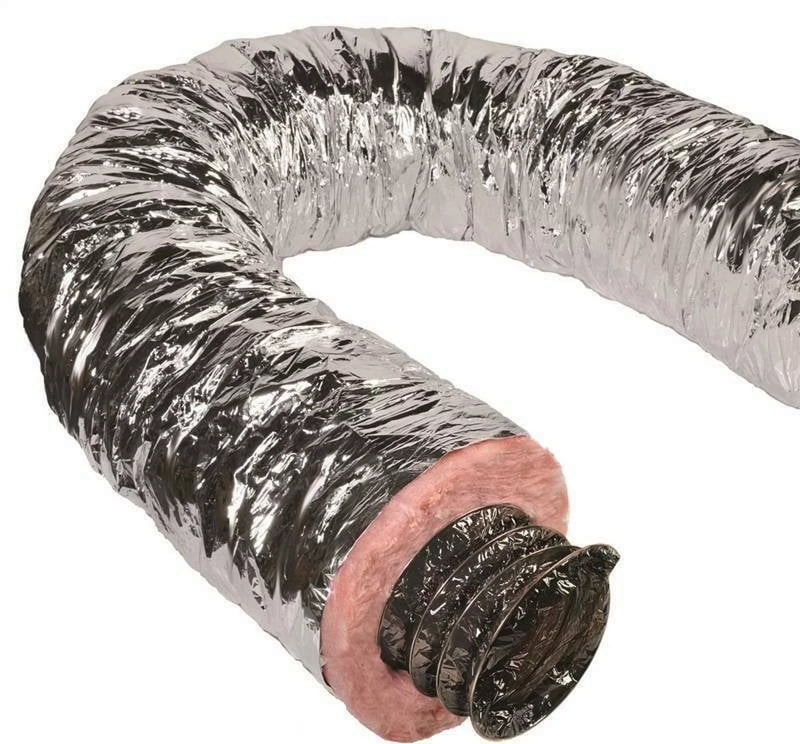 14" Sizeilver or Grey Flex QuietFlex Insulated Flexible Duct R6 25'