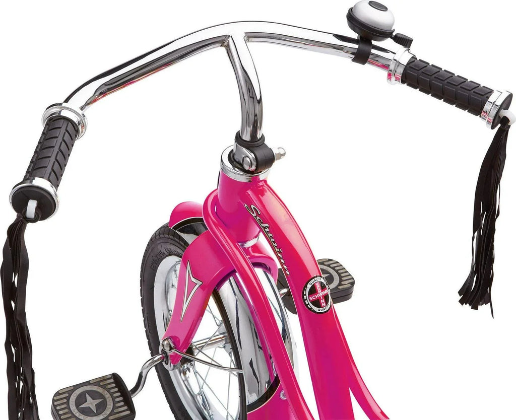 Sizechwinn Roadster Classic Tricycle, 12 in. Front Wheel, Ages 2 - 4, Pink