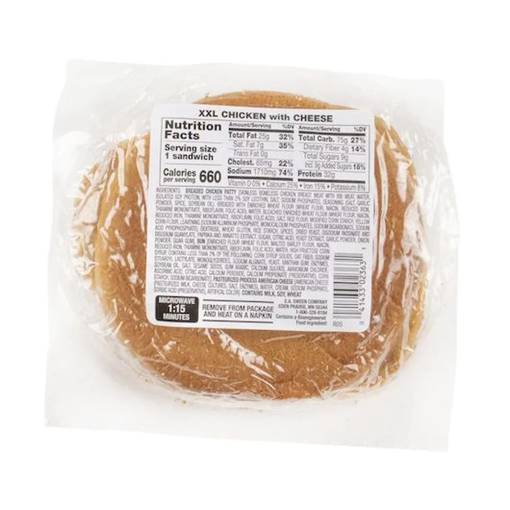 Deli Express XX Large Chicken with Cheese Sizeandwich -- 6 per case